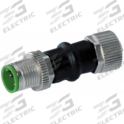 MURRELEKTRONIK Circular Connector: M12 3-Pole Male x M12 4-Pole Female, A Coded - M12 Circular Connector Gender Adapters