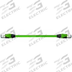 MURRELEKTRONIK Cordset: Cat5, M12 Male Straight x RJ45 Male Straight, 5 m Lg, TPE, Green, D Coding (MPN 7700-44711-S7V0500). Key specifications — Brand: MURRELEKTRONIK; Cable Jacket Color: Green; End 1 Coding: D; IP Rating: IP67; Performance Category: Cat5.