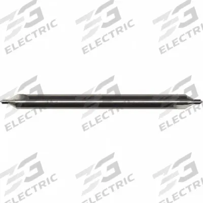 KEO Center Drill: Plain Type, #4, 60°, 6 in Overall Lg - Plain-Tip Center Drills