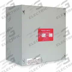 PHASE-A-MATIC Voltage Stabilizer: Three Phase, 230 V, 82 A Max Current, 1 (MPN VS-30). Key specifications — Brand: PHASE-A-MATIC; Operating Voltage: 230 V.