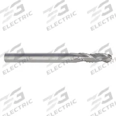 APPROVED VENDOR Roughing End Mill: Carbide, 3 Flute, 5/8" Mill Dia, 1-1/4" LOC, 3-1/2" OAL (MPN 268-625114)