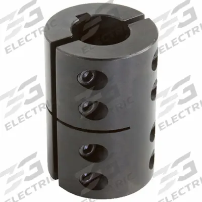 CLIMAX METAL PRODUCTS Rigid Shaft Coupling: 1 3/8 in Bore Dia 1, 1 3/8 in Bore Dia 2 - Two-Piece Rigid Shaft Couplings