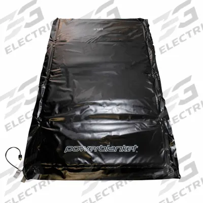POWERBLANKET Concrete Curing Blanket: Concrete Curing, 4 ft x 5 ft, 4 ft Wd, 5 ft Lg - Concrete Curing Mats