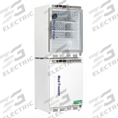 AMERICAN BIOTECH SUPPLY Refrigerator and Freezer: 4.6 cu ft Refrigerator Capacity, 2 Doors - Pharmacy Refrigerator-Freezers