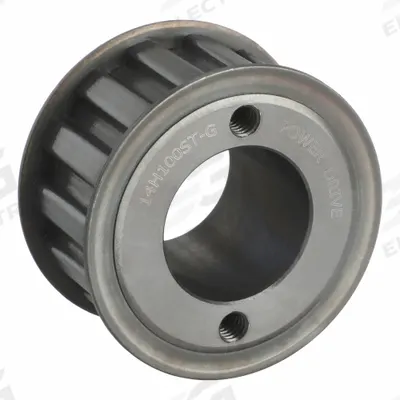 POWER DRIVE Gearbelt Pulley: For H Timing Belt Section, For 1 in Belt Wd, 14 Teeth - Bushed H Section Timing Belt Pulleys