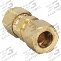 PARKER Compression Fitting Union: 3/8 in OD x 3/8 in OD Fitting Size, Brass, 10 PK (MPN 62C-6). Key specifications — Brand: PARKER.