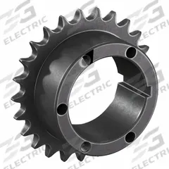 TSUBAKI Sprocket: For 50 Chain, 25 Teeth, 4.987 in Pitch Dia, 5.322 in Outside Dia, Steel (MPN 50Q25). Key specifications — attr85388: TSUBAKI; attr305233: Q1.