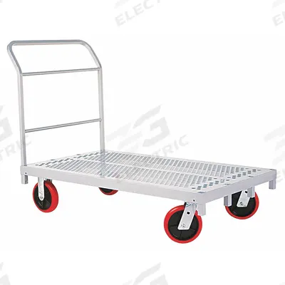 RAYMOND PRODUCTS Platform Truck: 3,200 lb, 54 in L x 30 in W x 11 3/4 in H Deck, Perforated - Flow-Through Platform Trucks