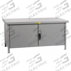 LITTLE GIANT Cabinet Workbench: Steel, 60 in x 30 in, 10,000 lb Overall Load Capacity, Gray, Drawers (MPN WWC-3060-HD). Key specifications — Assembly: Fully Assembled; Brand: LITTLE GIANT.