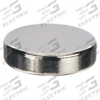 APPROVED VENDOR Rare Earth Magnet: Neodymium, 1/2 in Outside Dia, 0.187 in Thick, Disc Magnet, 35H (MPN 6YA41). Key specifications — Color: Silver; Max Pull Force: 7.3 lbf.