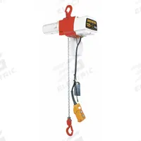 HARRINGTON Electric Chain Hoist: H2 - Light Duty, 120V AC, Hook Mounted - No Trolley, 2 Speeds (MPN ED125DS-15). Key specifications — Brand: HARRINGTON; Includes: Safety Latch Hook; Operating Voltage: 120V AC; Headroom Clearance: 28 in - 30 in.