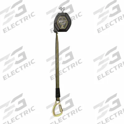 FALLTECH Replacement Leg: Carabiner Anchor, 420 lb Capacity, 8 ft Overall Lg - Replacement Parts for SRLs