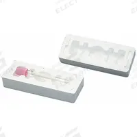 Lab Tube Mailer: Lab Tubes/Slides Holds Container, 4 Tubes, 8 Slides, 1 3/4 in Outside Ht, White (MPN 407). Key specifications — Brand: THERMOSAFE; Color: White; Holds Container Style: Lab Tubes; Material: Polystyrene; Standards: IATA.