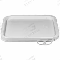 BASCO Lid: Tear Tab, White, Plastic, FDA Grade, 11 1/2 in L x 9 3/4 in W, Not NSF Certified (MPN MML8005-SK). Key specifications — attr1265148: Not Rated; attr1188872: BASCO; attr1265149: Not Rated; attr1188855: 795N67; attr1188854: Plastic; attr1188856: MMP8005-SK.