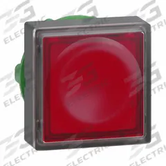 SCHNEIDER Flush Push Button: Red, 22 mm Mounting Size, Non-Metallic, Momentary (MPN ZB5CW343). Key specifications — Brand: SCHNEIDER; Action: Momentary; Series: XB5; Push Button Material Type: Non-Metallic.