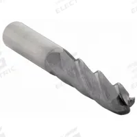 WIDIA HANITA Ball End Mill: Carbide, TiAlN Coated, 4 Flute, 1/2" Mill Dia, 2" LOC, 4-1/2" OAL (MPN I4B0500T200L)
