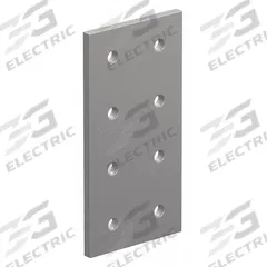 Joining Plate: Rectangular Flat Plate, 15 Series, 1/4 in x 3 in x 6 in, For 21/64 in Slot Wd, Silver (MPN 4365). Key specifications — Material: Aluminum; Brand: 80/20; Finish: Anodized.