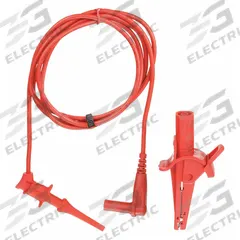 APPROVED VENDOR Test Leads: CAT III 1000V/CAT IV 600V, Alligator Clip, Right Shrouded Plug, 3 ft Lg (MPN 4WPZ6). Key specifications — Brand: APPROVED VENDOR.