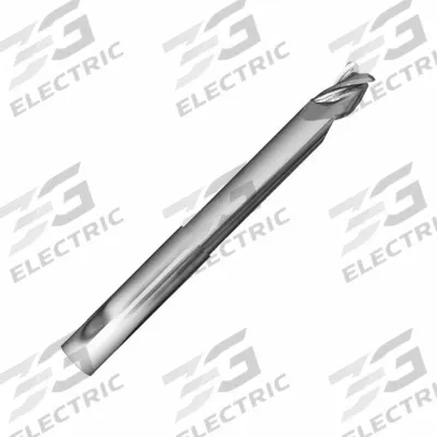 APPROVED VENDOR Square End Mill: Carbide, 3 Flute, 5/8" Mill Dia, 3/4" LOC, 5" OAL (MPN 315605) - Reduced-Neck Carbide Square End Mills for Aluminum
