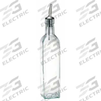 TABLECRAFT PRODUCTS Oil and Vinegar Bottle: 8.5 oz Capacity, Glass - Oil & Vinegar Containers