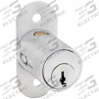 COMPX NATIONAL Sliding Door Lock: 1 1/8 in Lg, 7/8 in Wd, 2 in Ht (MPN C8142-KD-26D). Key specifications — Product Type: Pin Tumbler Sliding Door; Brand: COMPX NATIONAL.