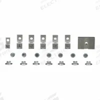 SQUARE D Lug Kit: For Low Volt Transmer Type, (7) Bolts/(7) Nuts/Bonding Lug/Lug Ground, 5 Lugs (MPN DASKGS100). Key specifications — Brand: SQUARE D; For Maximum Wire Size: 1/0 AWG; For Transformer Type: Low Voltage; Manufacturer Part Number: DASKGS100; Compatible with Manufacturer Model Number: EE15T3H.