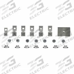 SQUARE D Lug Kit: For Low Volt Transmer Type, (7) Bolts/(7) Nuts/Bonding Lug/Lug Ground, 5 Lugs (MPN DASKGS100). Key specifications — Brand: SQUARE D; For Maximum Wire Size: 1/0 AWG; For Transformer Type: Low Voltage; Manufacturer Part Number: DASKGS100; Compatible with Manufacturer Model Number: EE15T3H.