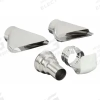 MILWAUKEE Heat Gun Nozzle: 1 1/2 in Overall Lg, 6 7/8 in Overall Wd, 11 5/16 in Overall Ht (MPN 49-80-0300). Key specifications — attr1256778: Reducer; attr1256780: Glass; attr1256781: 49-80-0300; attr1256791: MILWAUKEE; attr1256766: 8977-20; attr1256772: Heat Gun Nozzle.