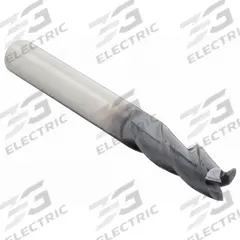 WIDIA HANITA Square End Mill: Carbide, TiAlN Coated, 3 Flute, 5/32" Mill Dia, 9/16" LOC, 2" OAL (MPN I3S0156T056R)