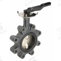 VIEGA PROPRESS Butterfly Valve: 4 in Pipe Size, Concentric, 200 psi Max. Pressure (CWP), Lug, EPDM (MPN 22076). Key specifications — Brand: VIEGA PROPRESS; Handle Type: Lever; Disc Material: 316 Stainless Steel.