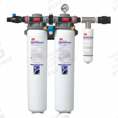 3M Water Filtration System: 0.2 micron, 10 gpm, NPT, 24 1/8 in Overall Ht - Multi-Purpose Water Filter Systems