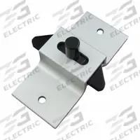 HADRIAN Latch: Aluminum, Anodized Aluminum, 4 1/2 in Overall Ht, 2 in Overall Wd (MPN 620121). Key specifications — attr1325397: Plastic; attr1325407: Anodized Aluminum; attr1325409: Latch; attr1325406: HADRIAN.