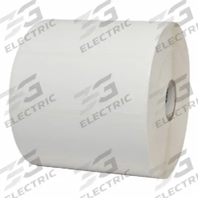 ZEBRA Barcode Printer Labels: 4 in Label Wd, 1 1/2 in Label Ht, White, 1 in Core Dia. - Desktop Direct Thermal Labels