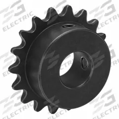 TRITAN Roller Chain Sprocket: 25, For 1/4 in Chain Pitch, 1/2 in Bore Dia, 18 Teeth, Steel (MPN 25BS18H X 1/2). Key specifications — Brand: TRITAN.