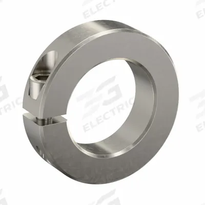 RULAND MANUFACTURING Shaft Collar: 1-Piece, Inch, Round, Clamp-On, 1 11/16 in Bore Dia - Stainless Steel Shaft Collars
