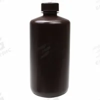 APPROVED VENDOR Reagent Bottle: HDPE, 16.9 fl oz, 500 mL, Amber, 28-415 mm Screw Closure Size (MPN 33428). Key specifications — Body Color: Amber; Closure Attached: Attached; Brand: APPROVED VENDOR; Pre-Cleaned: None; Closure Included: Yes.