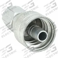 WEATHERHEAD Hydraulic Crimp Fitting: Steel x Steel, Straight, -6 For Hose Dash Size, JIC x Crimp (MPN 06Z-606). Key specifications — Fitting Gender: Female x Genderless; Fitting Connection Type: JIC x Crimp; Thread Size: 9/16"-18; For Hose Dash Size: -6; Brand: WEATHERHEAD.