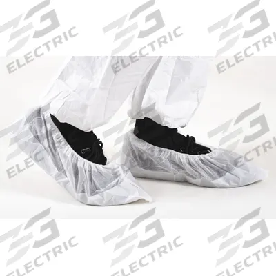 BIOCLEAN Shoe Covers: Polyethylene, ISO 4 (Class 10) and above, Sterile, Slip Resistant Sole - ISO 4 Clean-Processed & Sterile Boot & Shoe Covers