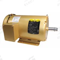 BALDOR General Purpose Motor: Rigid Base Mount, Totally Enclosed Fan Cooled, 3 hp, 208-230/460V AC (MPN EM3559T). Key specifications — Brand: BALDOR; Nameplate Voltage @ 60 Hz: 208-230/460V AC; Full Load Current @ 60 Hz: 7.2/3.6 A; Nameplate RPM @ 60 Hz: 3,450 RPM; Motor Enclosure: TEFC.