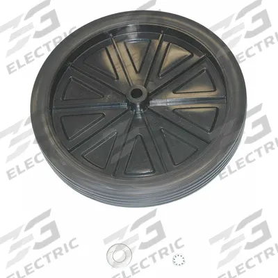 RUBBERMAID COMMERCIAL PRODUCTS Wheel Kit, 12" dia.: For 1FYG4, For FG9W7100BLA - Material Handling Parts