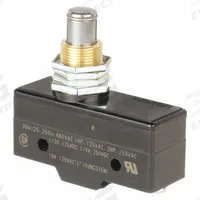 OMRON Snap Action Switch: Plunger Actuator, 1NO/1NC, Screw (MPN A-20GQ-B7-K). Key specifications — AC Contact Rating: 20 A @ 480 V; Electrical Connection: Screw; Series: A; Brand: OMRON.