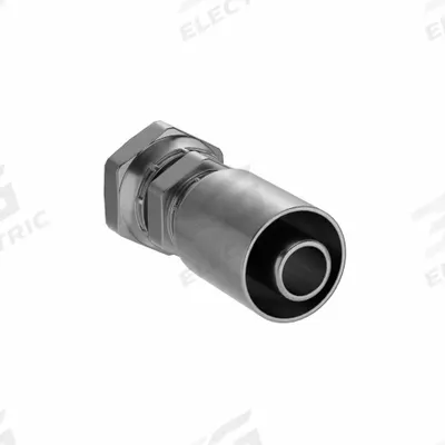 Parker Hydraulic Crimp Fitting: Steel x Steel, Straight, -16 For Hose Dash Size - Parker Crimp Hydraulic Hose Fittings with ORS Connection