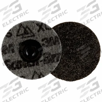 SCOTCH-BRITE Surface-Conditioning Disc: TS, 3 in Dia, Ceramic, Extra Coarse, PN-DS - Cool-Cutting Coating-Removal Discs for All Materials