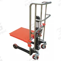 DAYTON Platform Lift Truck: 880 lb, 8 in to 47 in, Steel, 25 5/8 in L x 21 1/2 in W Platform (MPN 4ECW9). Key specifications — attr1357334: DAYTON; attr1357306: (2) Axle-Mounted.