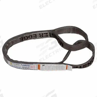 STREN-FLEX Web Sling: Type 3, Nylon, 8 ft Sling Lg, 15 in Eye Lg - Protected-Edge Nylon Flat-Eye Web Slings