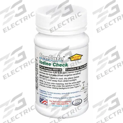 INDUSTRIAL TEST SYSTEMS Test Strips: Iodine - Single-Parameter Test Strips