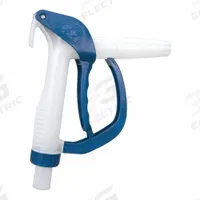 FINISH THOMPSON Drum Pump Nozzle: Manual, No Meter Included, 24 gpm Max. Flow Rate, PVDF, PVDF (MPN 111030-5). Key specifications — Nozzle Body Material: PVDF; Compatible Manufacturer Model Number: DSFV004; Brand: FINISH THOMPSON; Spout Connection Type: Hose Barb; Spout Material: PVDF; Nozzle Extension Type: No Extension Included; Wetted Materials: EPDM/PVDF.