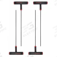 EKLIND Hex Key: 1 Ball Ends, 3/8 in Tip Size, SAE, Long, Alloy Steel, Black Oxide, T, 1 Tips, 2 PK (MPN 61824). Key specifications — attr1205521: EKLIND; attr1205526: Black Oxide.