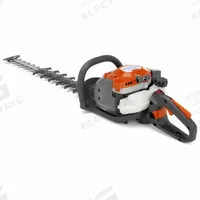 HUSQVARNA Gas-Powered Hedge Trimmer: 24 in Cutting Wd, 24 in Blade Lg, Double-Sided Blade (MPN 522HD60S). Key specifications — Brand: HUSQVARNA; Engine Cycle: 2-Cycle.