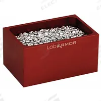 LAB ARMOR Double Red Bead Block: Aluminum, 6 in Overall Wd, 3 3/4 in Overall Lg, Bead Block (MPN 52200-RED). Key specifications — Product Type: Bead Block; Material: Aluminum; Brand: LAB ARMOR.
